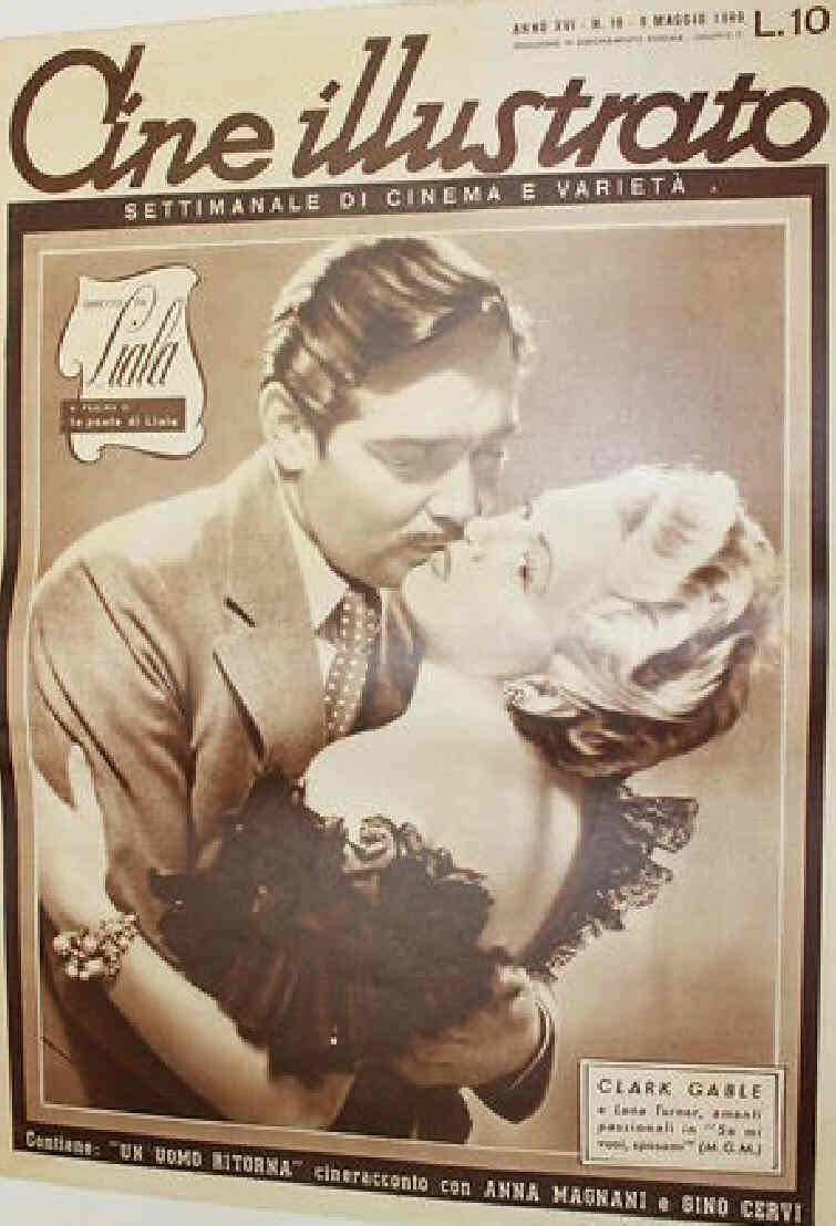 CINE ILLUSTRATO magazine side cover Issue 19 9 May 1946