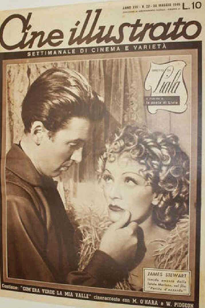 CINE ILLUSTRATO magazine side cover Issue 22 30 May 1946