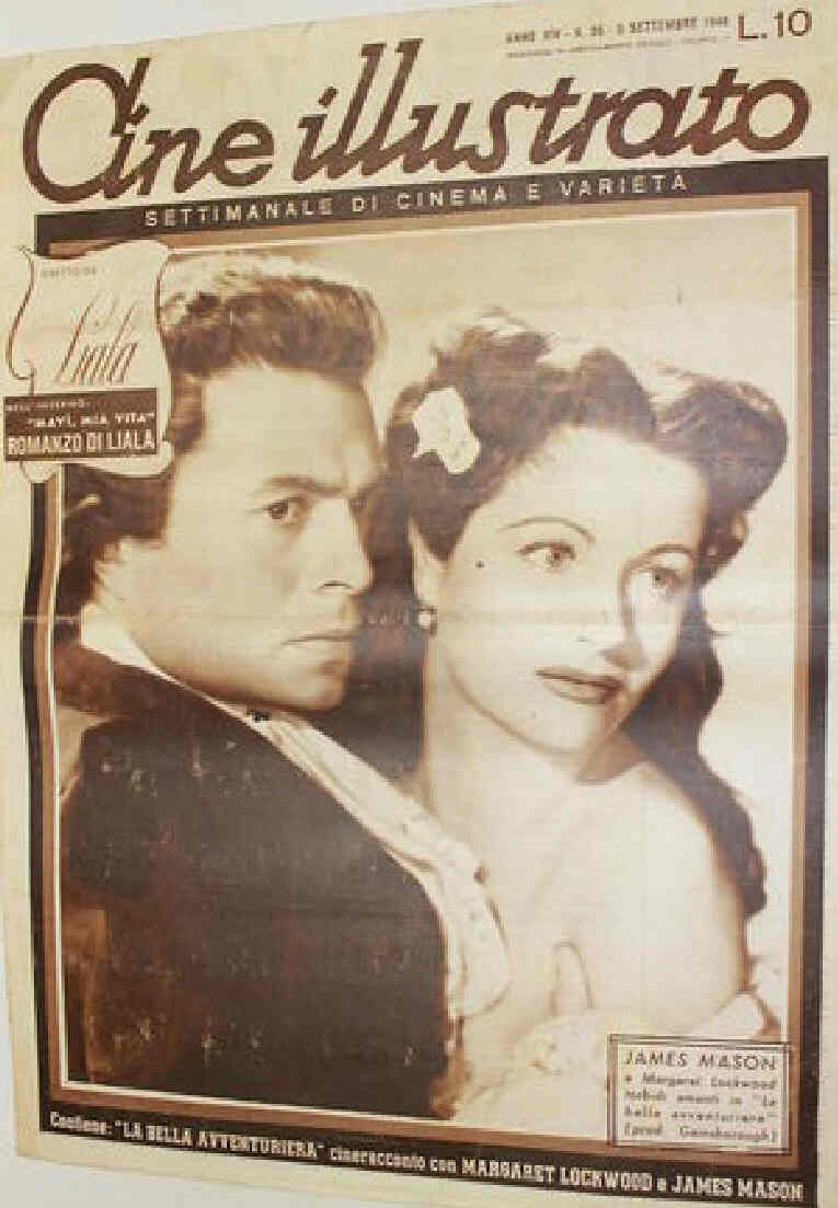 CINE ILLUSTRATO magazine side cover Issue 36 5 September 1946