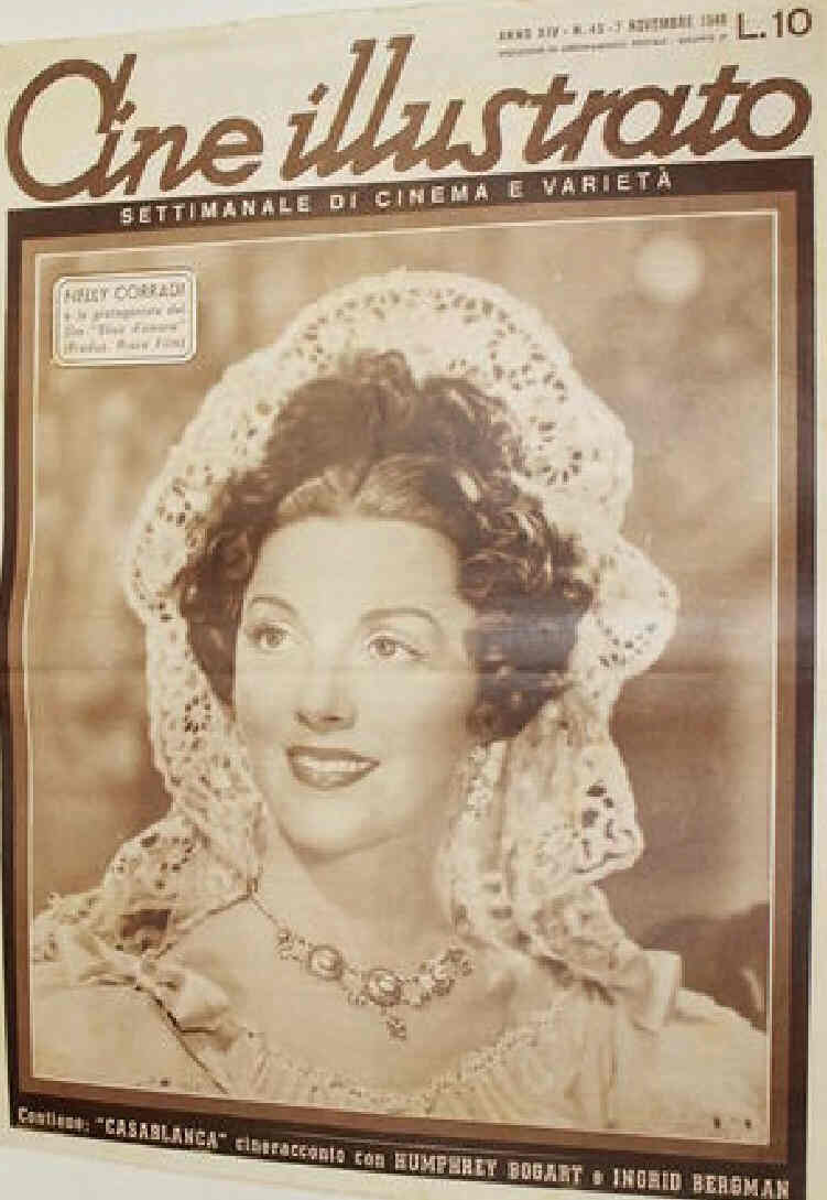 CINE ILLUSTRATO magazine side cover Issue 45 7 November 1946