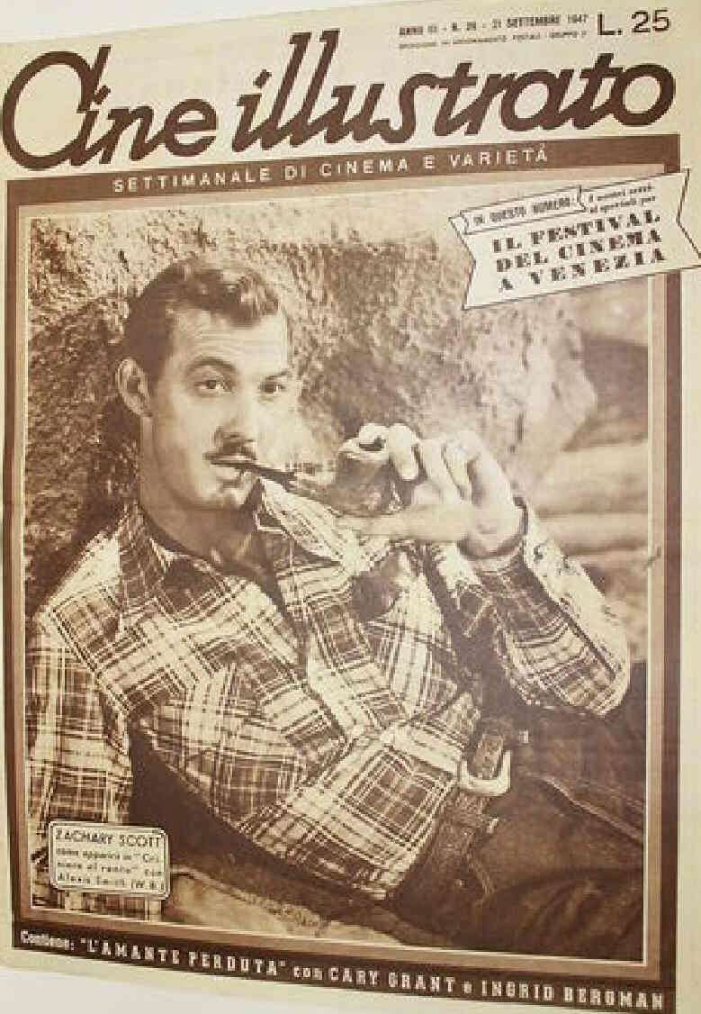 CINE ILLUSTRATO magazine side cover Issue 39 21 September 1947