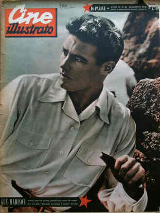 CINE ILLUSTRATO magazine side cover Issue 34 22 August 1948