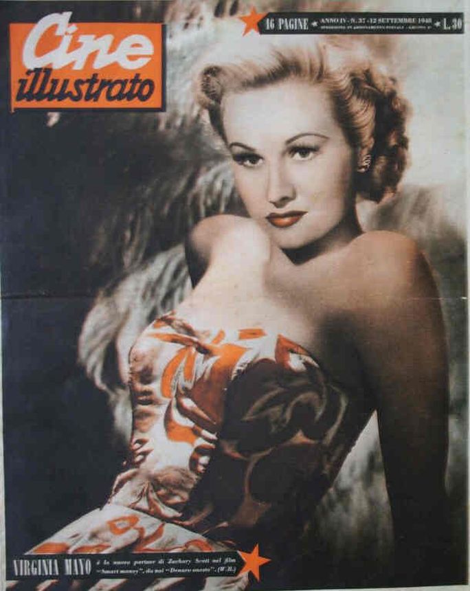 CINE ILLUSTRATO magazine side cover Issue 37 12 September 1948