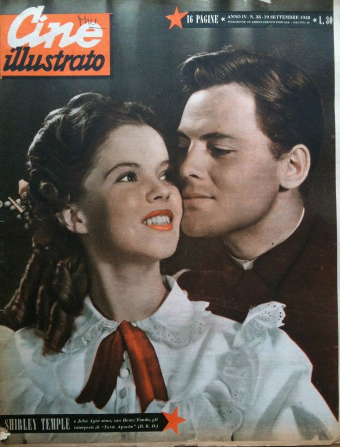 CINE ILLUSTRATO magazine side cover Issue 38 19 September 1948