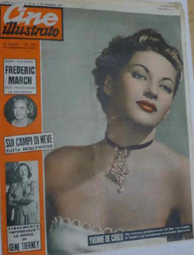 CINE ILLUSTRATO magazine side cover Issue 51 18 December 1949