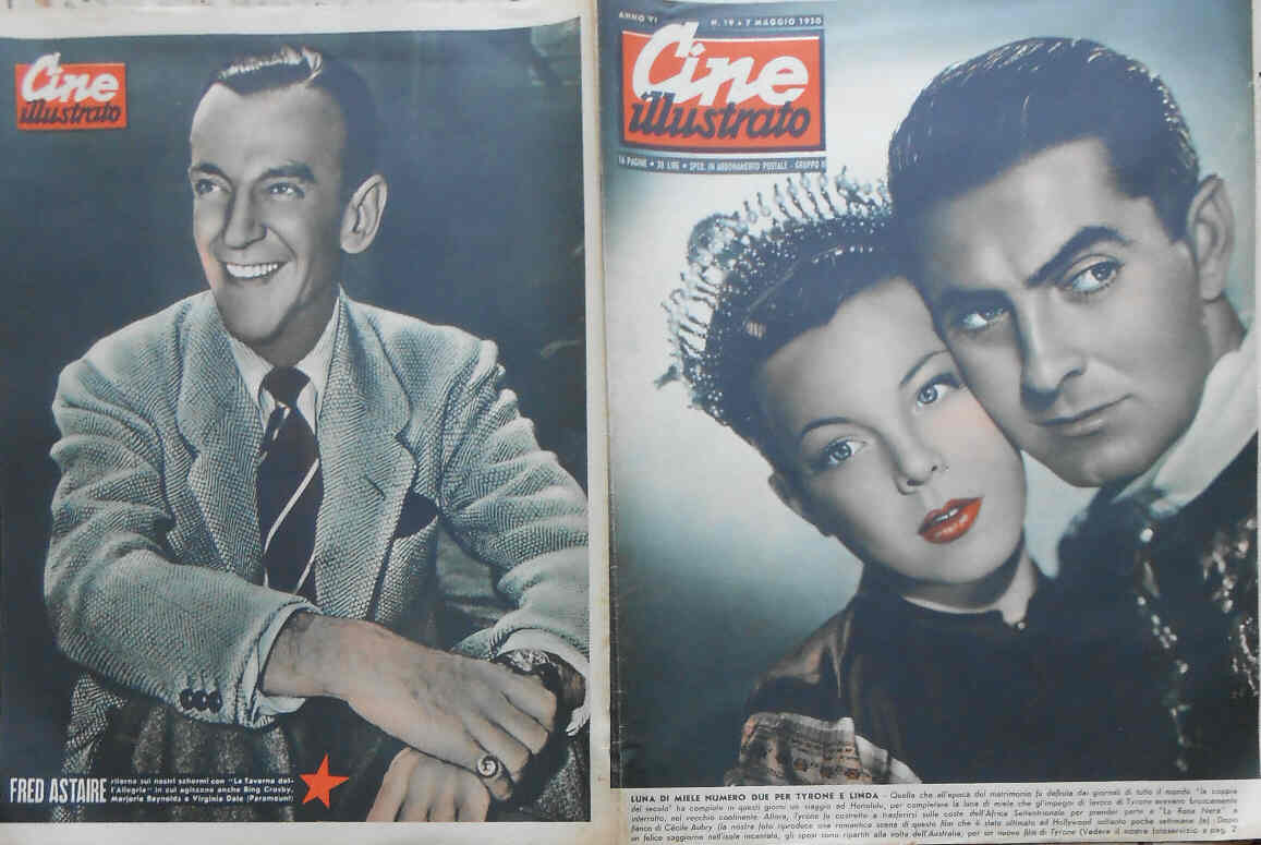 CINE ILLUSTRATO magazine side cover Issue 19 7 May 1950