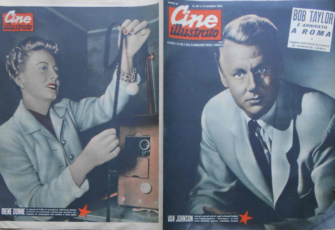 CINE ILLUSTRATO magazine side cover Issue 20 14 May 1950