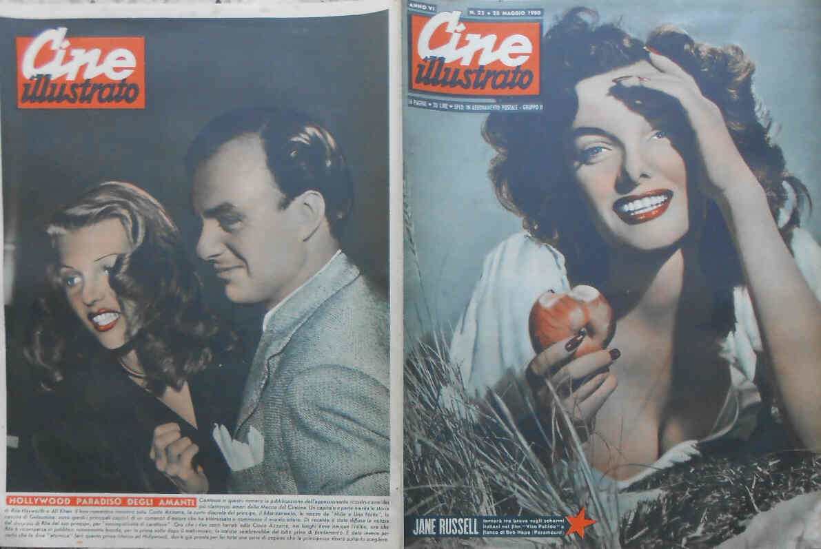 CINE ILLUSTRATO magazine side cover Issue 22 28 May 1950