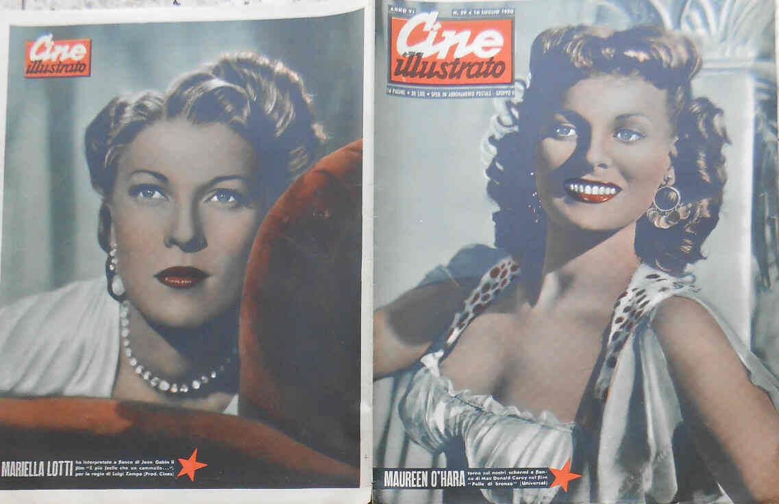 CINE ILLUSTRATO magazine side cover Issue 29 16 July 1950