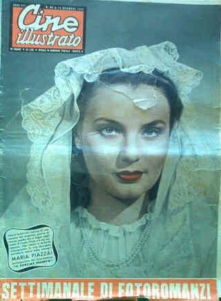 CINE ILLUSTRATO magazine side cover Issue 50 14 December 1952
