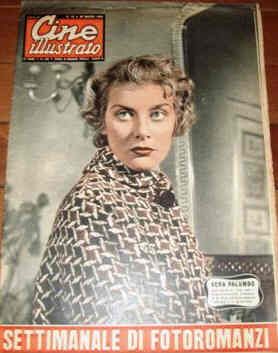 CINE ILLUSTRATO magazine side cover Issue 13  1953