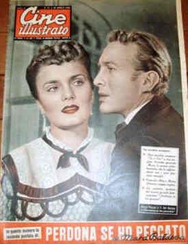 CINE ILLUSTRATO magazine side cover Issue 17  1953