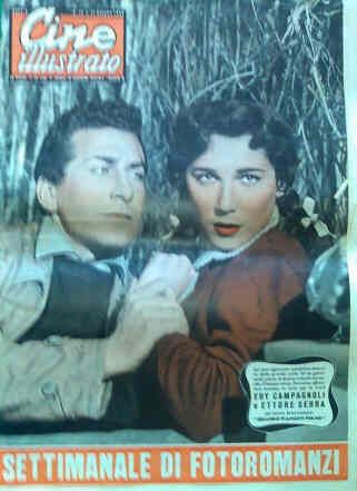 CINE ILLUSTRATO magazine side cover Issue 26 27 June 1954