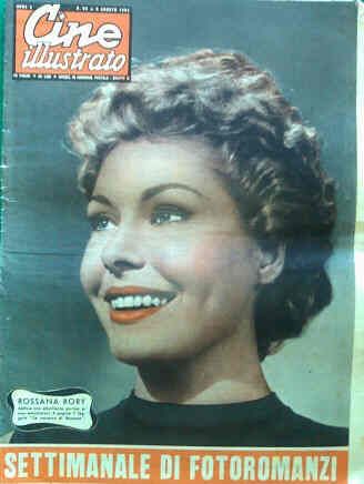 CINE ILLUSTRATO magazine side cover Issue 32 8 August 1954