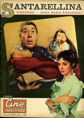 CINE ILLUSTRATO magazine side cover Issue 3  1955