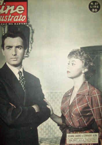 CINE ILLUSTRATO magazine side cover Issue 27 1 July 1956