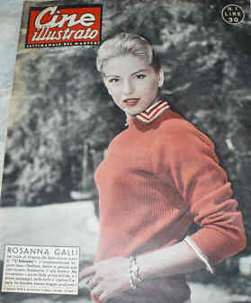 CINE ILLUSTRATO magazine side cover Issue 1 5 January 1958