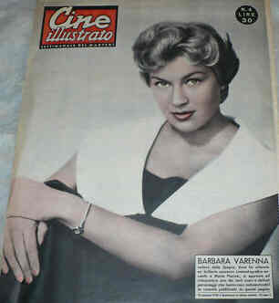 CINE ILLUSTRATO magazine side cover Issue 4 26 January 1958