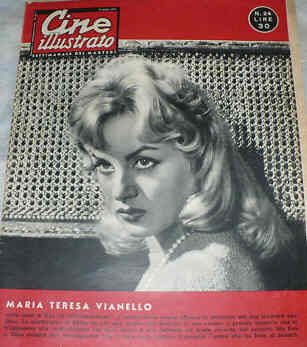 CINE ILLUSTRATO magazine side cover Issue 24 14 June 1959