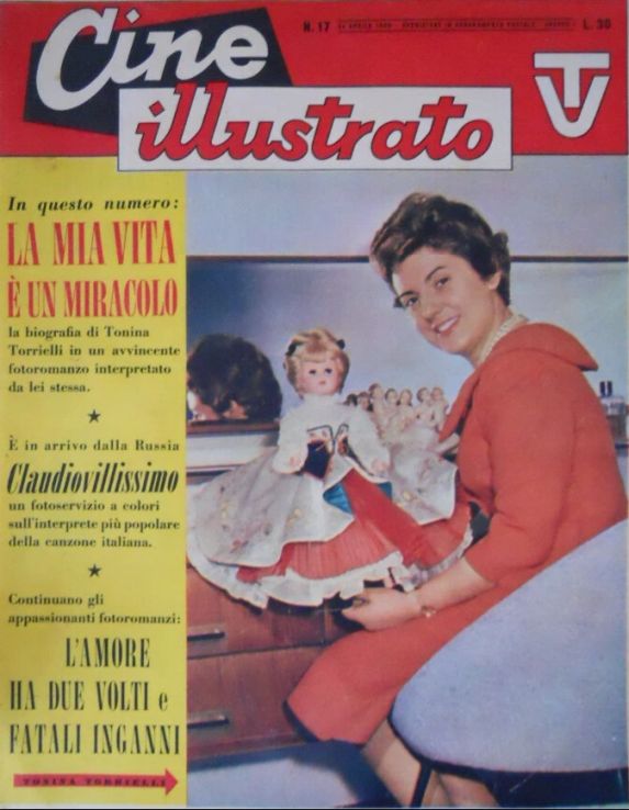 CINE ILLUSTRATO magazine side cover Issue 17 24 April 1960