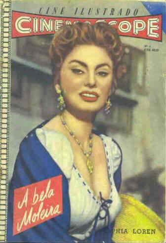 CINE ILUSTRADO CINEMASCOPE magazine side cover Issue 4  1961