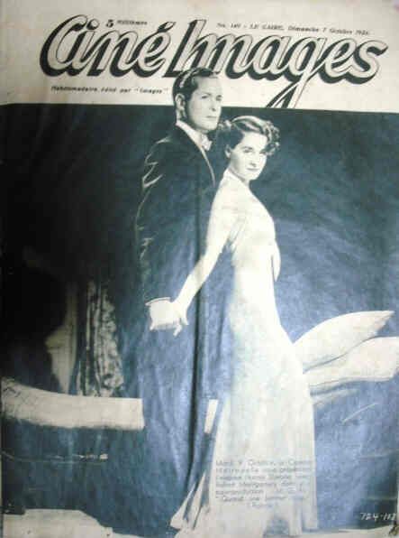 CINE IMAGES magazine side cover Issue 149 7 October 1934