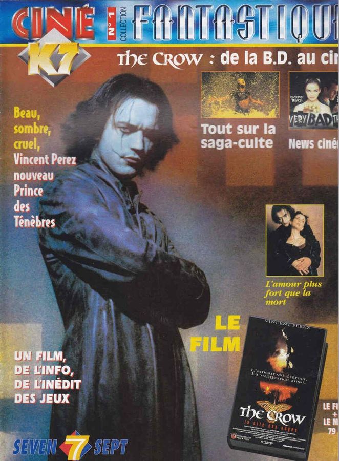 CINE K7 magazine side cover January 1999