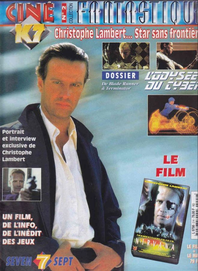 CINE K7 magazine side cover February 1999