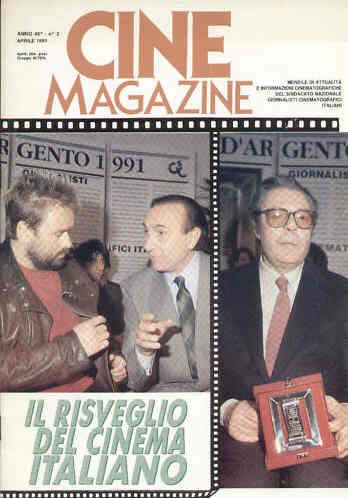 CINE MAGAZINE magazine side cover Issue 2 April 1991