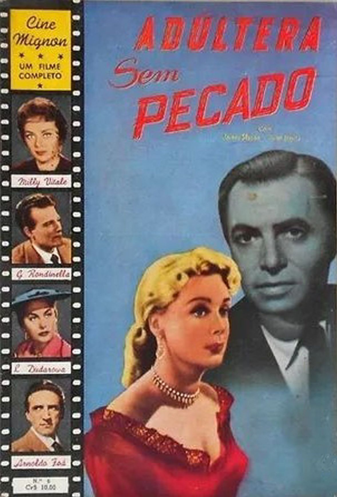 CINE MIGNON magazine side cover Issue 6  1954