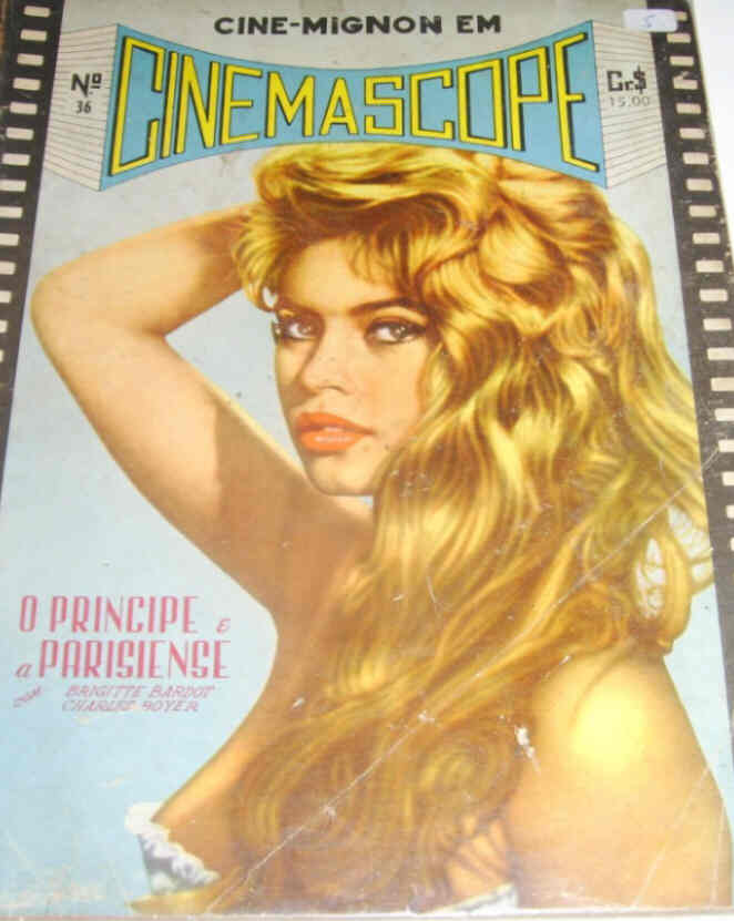 CINE MIGNON magazine side cover Issue 36  1960