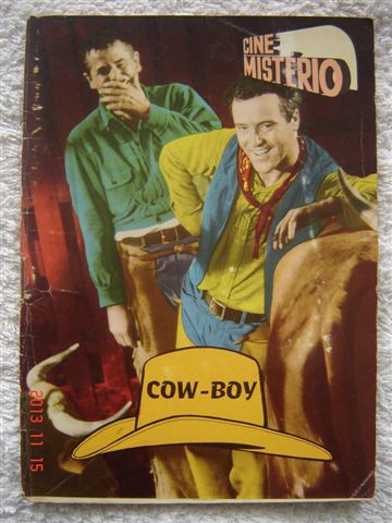 CINE MISTERIO magazine side cover  Vol 1 #10  1958