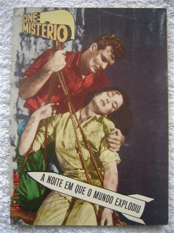 CINE MISTERIO magazine side cover  Vol 1 #13  1958