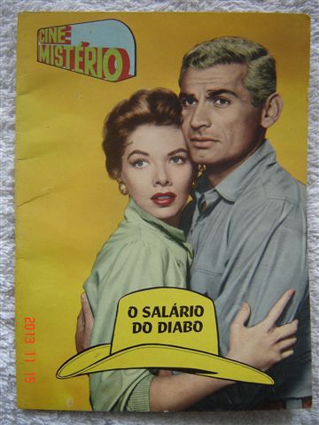CINE MISTERIO magazine side cover  Vol 1 #2  1958