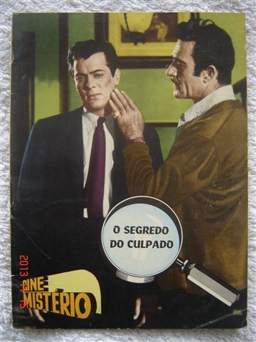 CINE MISTERIO magazine side cover  Vol 1 #9  1958