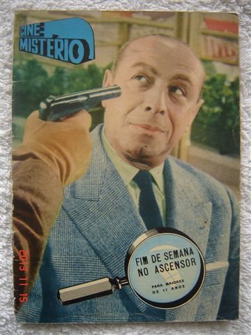 CINE MISTERIO magazine side cover  Vol 2 #4  1958