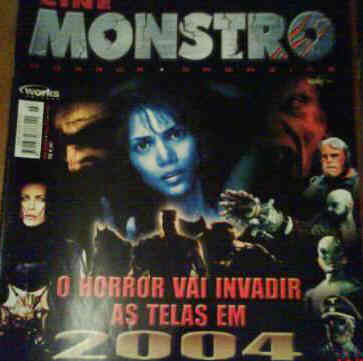 CINE MONSTRO magazine side cover Issue 2  2004