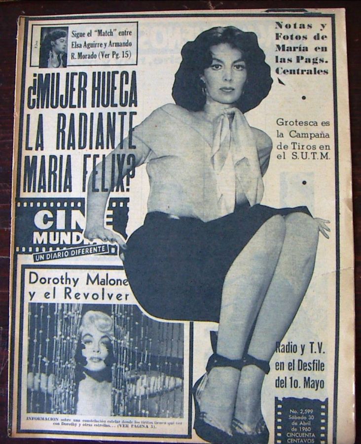 CINE MUNDIAL magazine side cover Issue 2599 30 April 1960