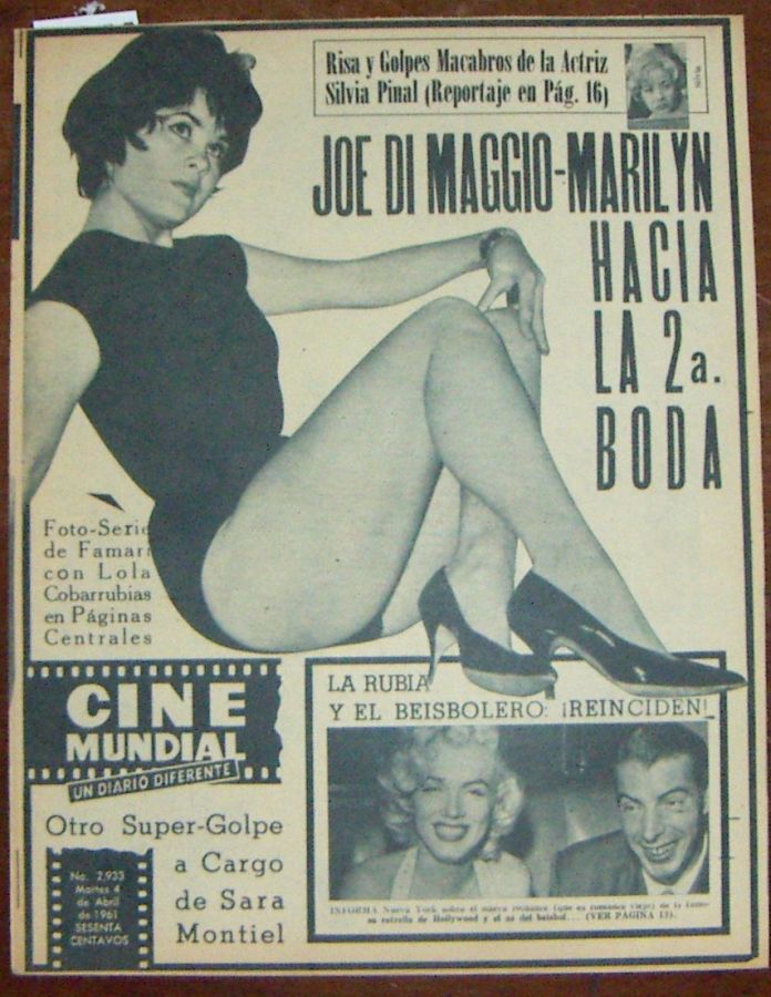 CINE MUNDIAL magazine side cover Issue 2933 4 April 1961