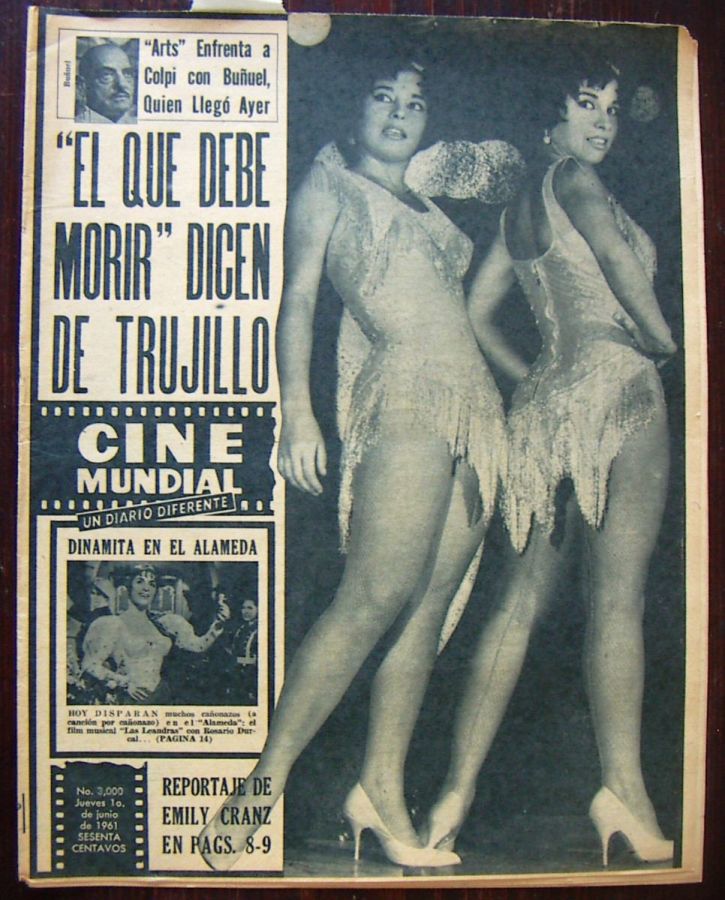 CINE MUNDIAL magazine side cover Issue 3000 1 June 1961