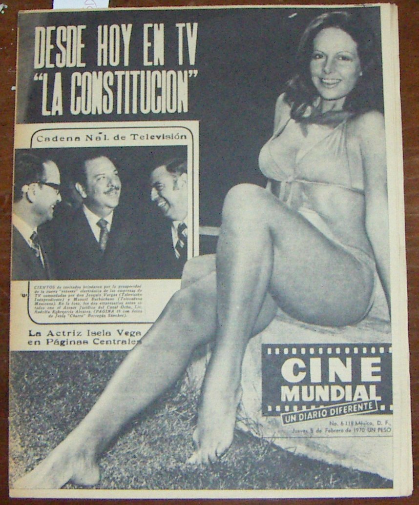 CINE MUNDIAL magazine side cover Issue 6118 5 February 1970