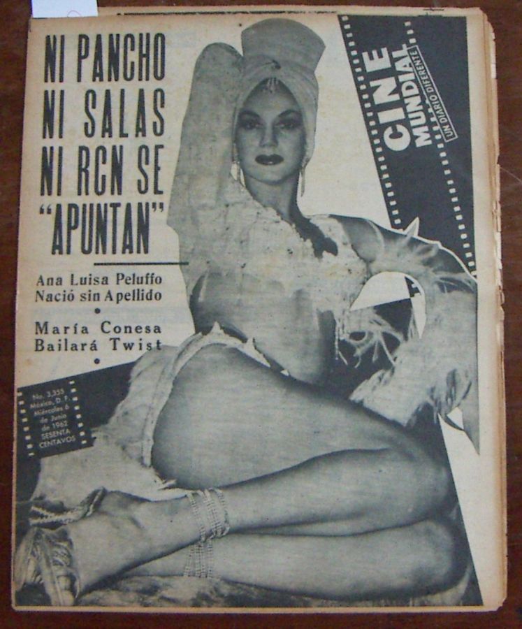 CINE MUNDIAL magazine side cover Issue 3355 6 June 1962
