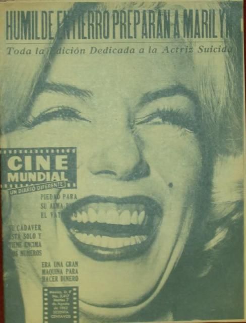 CINE MUNDIAL magazine side cover Issue 3427 17 August 1962