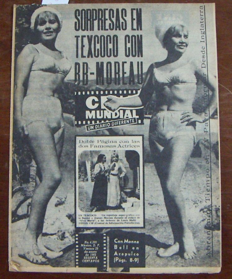 CINE MUNDIAL magazine side cover 29 January 1965