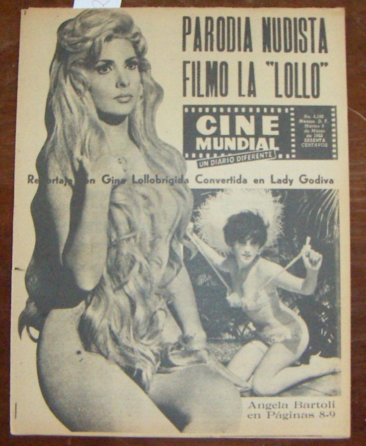 CINE MUNDIAL magazine side cover 9 March 1965