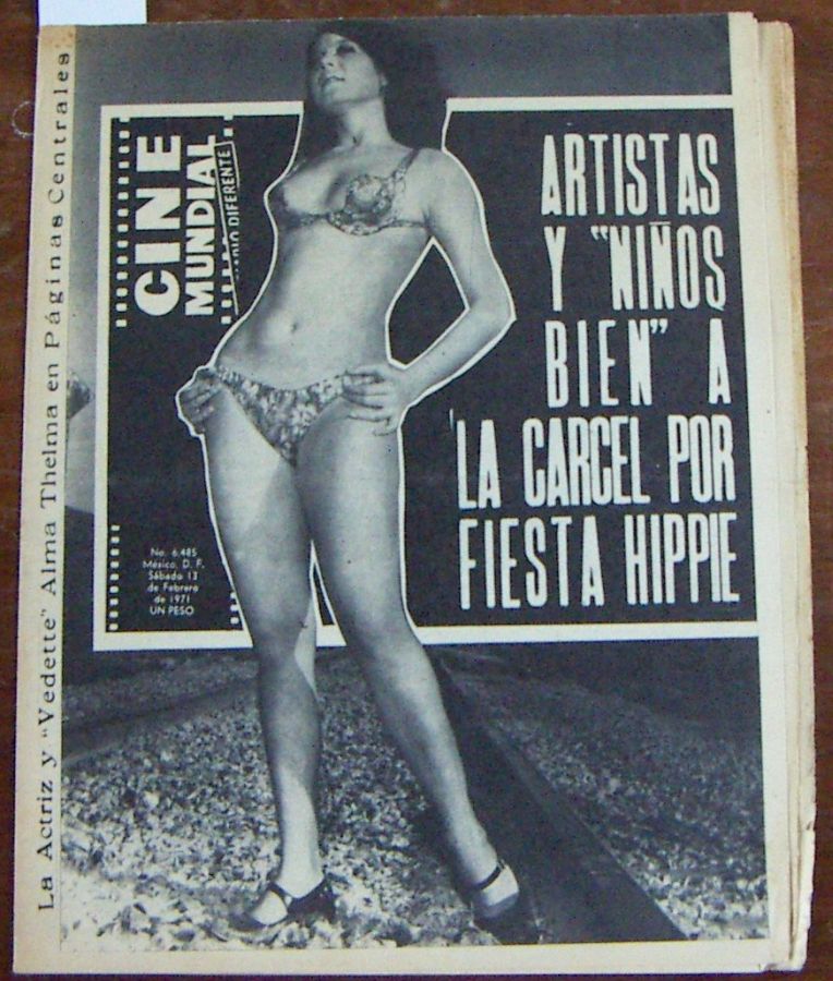 CINE MUNDIAL magazine side cover 13 February 1971