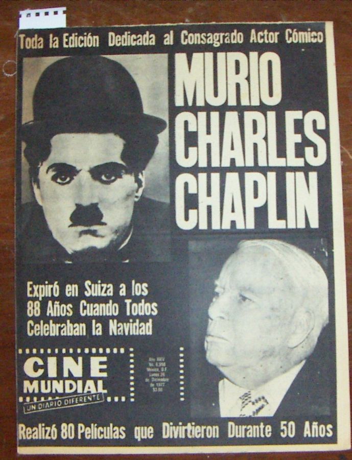 CINE MUNDIAL magazine side cover 26 December 1977