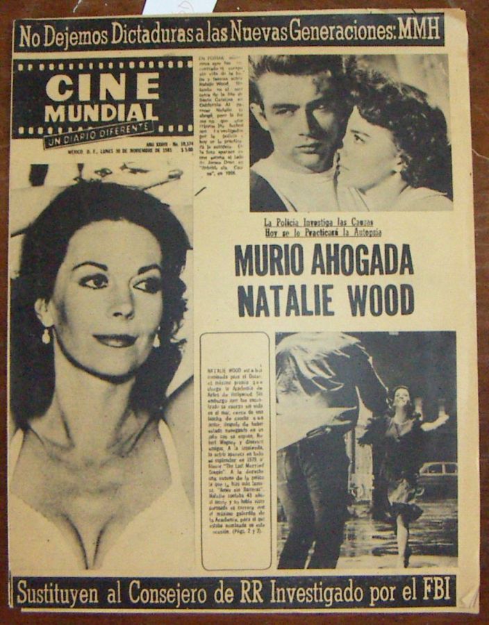CINE MUNDIAL magazine side cover 30 November 1981