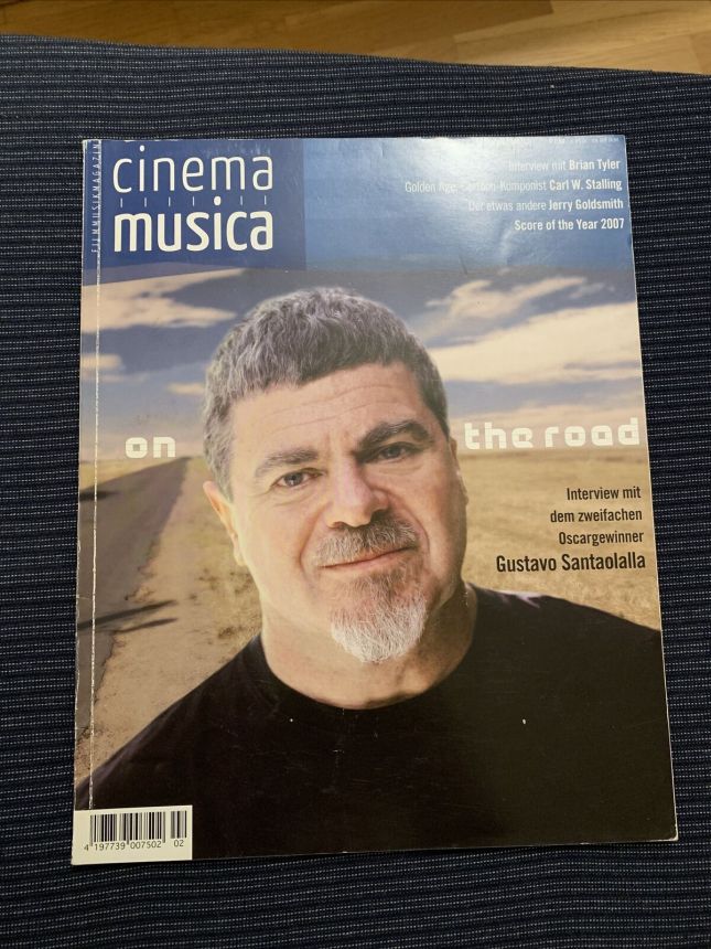 CINEMA MUSICA magazine side cover Issue 12  2008