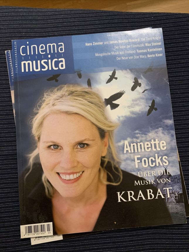 CINEMA MUSICA magazine side cover Issue 13  2008